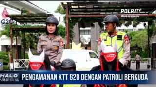 Pengamanan KTT G20, Polri Terjunkan Patroli Berkuda